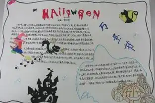 万圣节手抄报祝万圣节平安