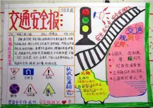 关于保护公路的手抄报图片