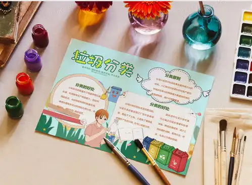 绿色生活垃圾分类从我做起保护环境手抄报word模板下载熊猫办公