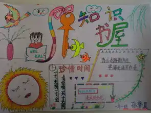读书的手抄报上面画一些什么图案好