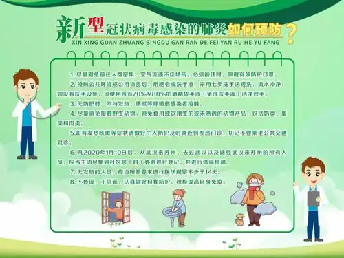 再次学习简单几招教您如何预防新型肺炎