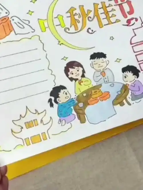 有了这个手抄报模板孩子也能轻松做好手抄报,家长再也不用为画手抄报发愁了开学必备