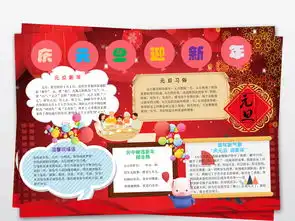 庆元旦迎新年小报猪年新年word手抄小报图片素材元旦手抄报大全worddoc模板下载33.49mb节日手抄报