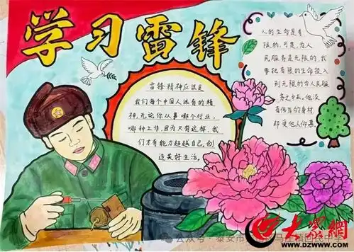 传承雷锋精神绘就青春担当马庄镇第二中学举办雷锋精神手抄报活动