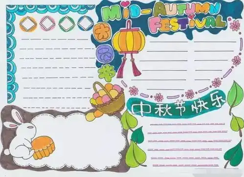 大量中秋节手抄报模板来啦好词好句好段摘抄,快帮孩子收藏吧