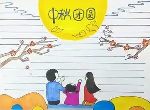 中秋习俗古诗手抄报,收藏给孩子用