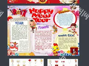 2017春节新年习俗拜年英语手抄报小报图片素材worddoc模板下载184.54mb元旦手抄报大全节日手抄报