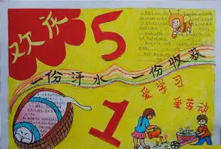 劳动节手抄报图片大全5年级