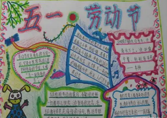 五一小知识手抄报