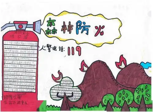 护林防火记心间,森林防火进校园