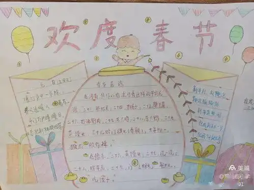 牛牛牛团结街小学喜迎新春手抄报比赛获奖作品公布