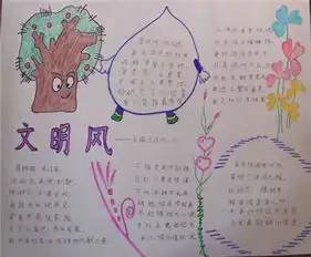 文明礼仪手抄报读书,使我更文明