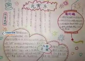 求元宵节手抄报图片