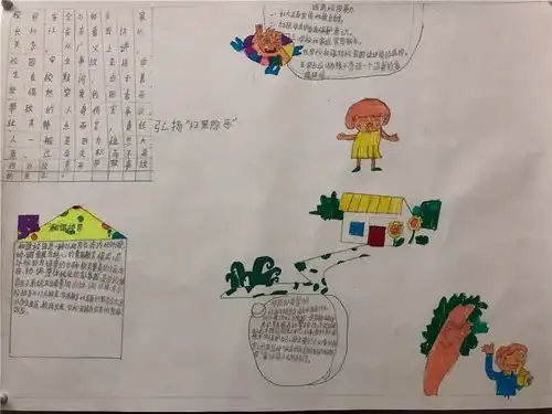 创意十足天鹅湾小学这组扫黑除恶手抄报火了有没有你家娃的作品