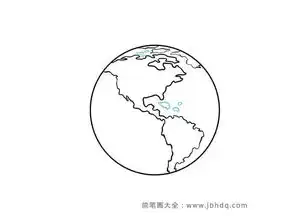 一步一步教你画地球