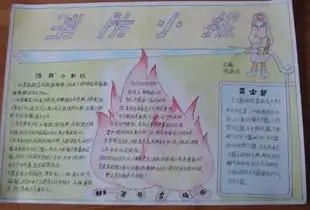 消防安全手抄报上的小插图不要太大