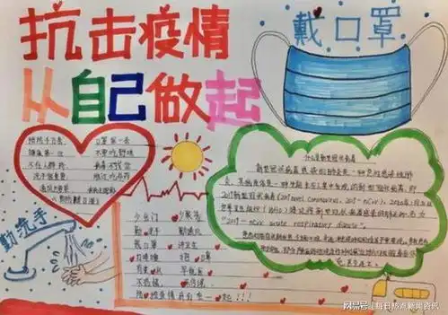 四川松潘县小学生绘制手抄报助力疫情防控宣传