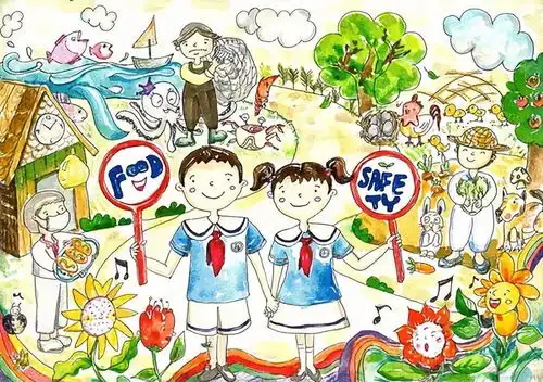 这群小画神用创意彩笔,关心粮食和蔬菜,食安小画神比拼再度火热开启