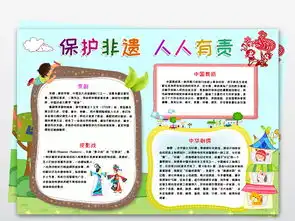 世界非物质文化遗产小报历史文化手抄报素材图片psd模板下载19.75mb历史手抄报大全学科手抄报
