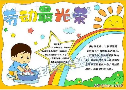 五一劳动节手抄报
