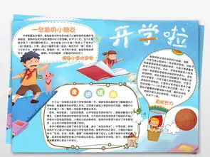 创意卡通开学季小报手抄报word模板图片素材wps下载1.86mb其他大全