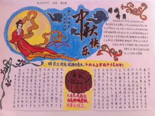 中秋节手抄报来了,快给孩子收藏