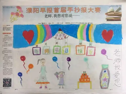 濮阳早报首届手抄报大赛投票开始啦,谁拿大奖你说了算