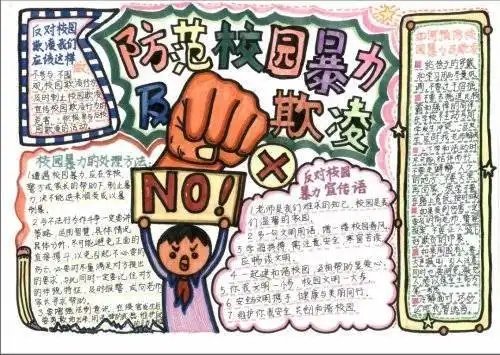 三千名孩子一笔一划画出拒绝校园欺凌宣言