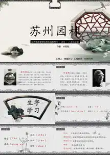 八年级语文苏州园林课件作品ppt模板下载熊猫办公