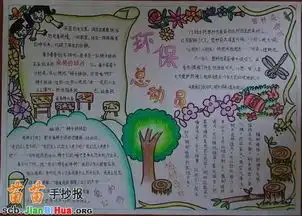 环保总动员手抄报设计图