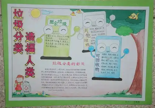 垃圾分一分,环境美十分石楼镇中心小学开展垃圾分类系列活动