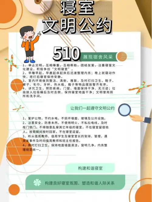 寝室公约设计大赛结果出炉啦