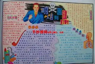 吸烟有害健康手抄报