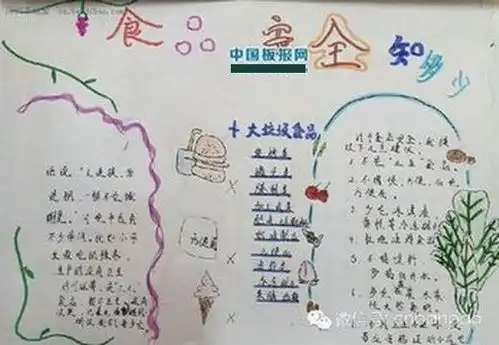 食品安全手抄报内容一,中小学生应注意哪些饮食卫生习惯