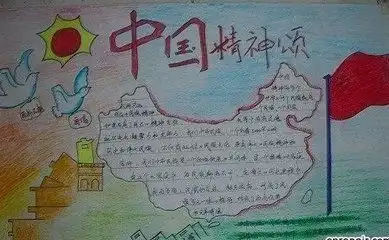 中华颂手抄报上写什么