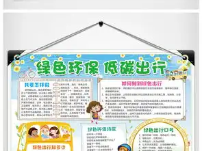 绿色出行手抄报低碳生活电子小报word图片模板worddoc设计图下载保护环境手抄报大全编号16596424