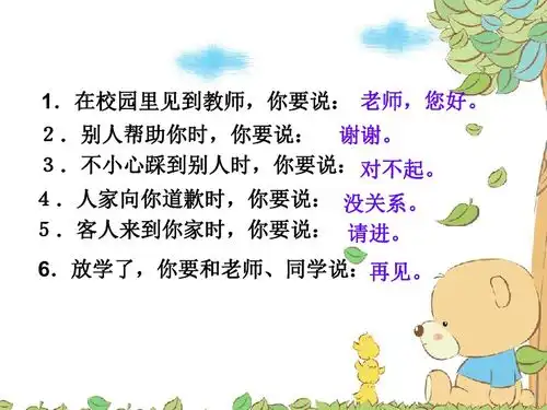 文明礼仪伴我成长主题班会课件