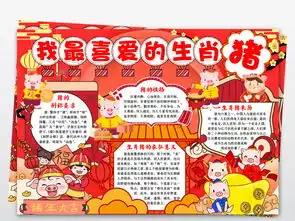 我最喜爱的生肖猪小报手抄报word生肖小报春节新年猪年小报手抄报图片模板worddoc设计图下载元旦手抄报大全编号19159070