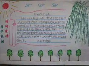 为了绿水青山的手抄报