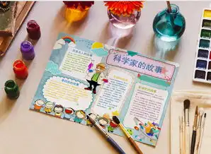 可爱卡通科学家的故事手抄报word模板下载熊猫办公