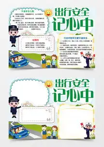 学生交通安全出行记心中小报手抄报word模板下载docx格式熊猫办公