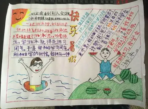 北京小学暑假手抄报图片大全