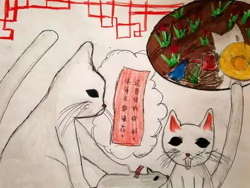 童心童画创文明城市建文明校园
