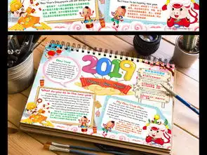 2019英语新年小报春节快乐手抄报猪年元旦电子小报图片素材worddoc模板下载98.02mb元旦手抄报大全节日手抄报