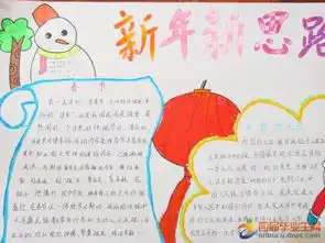 关于新年的小学生手抄报