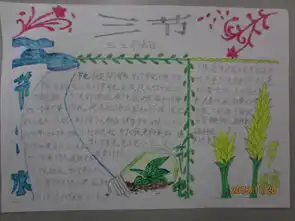 节水节粮节电的手抄报图片