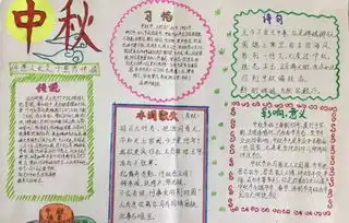 中秋节手抄报内容大全给你不一样的中秋节主题