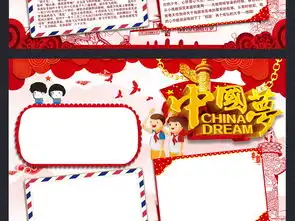 我的中国梦小报我爱祖国手抄报电子小报图片素材psd模板下载45.88mb其他大全