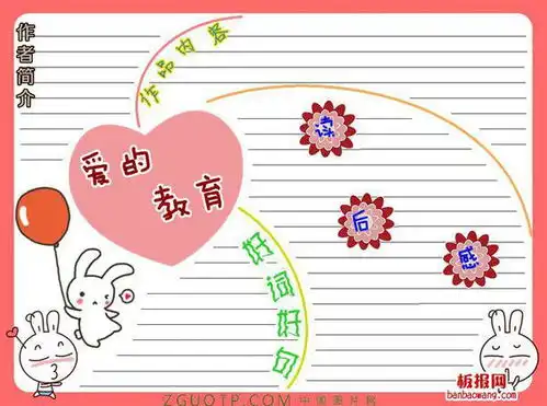 爱的教育手抄报