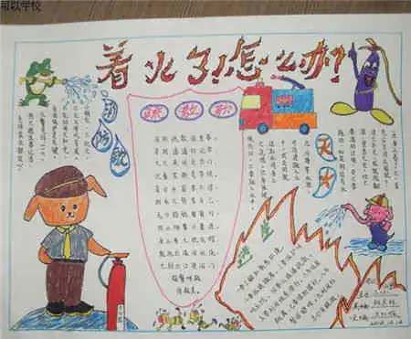 消防安全手抄报参加消防活动有感